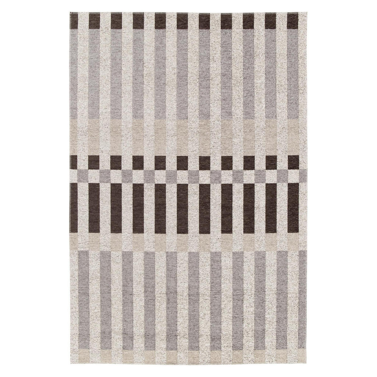 TEPPICH In-Outdoor, recycelt grau - Grau, Textil (120/170cm) - AFK Living