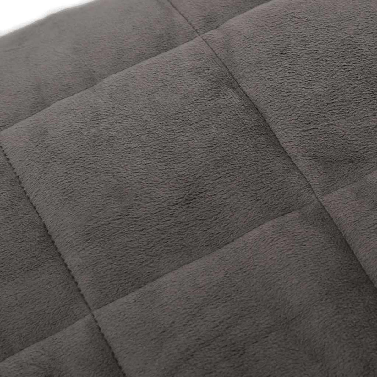 GEWICHTSDECKE Grau 150/200 Cm 11 Kg Stoff - Grau, Textil (150/200cm) - vidaXL