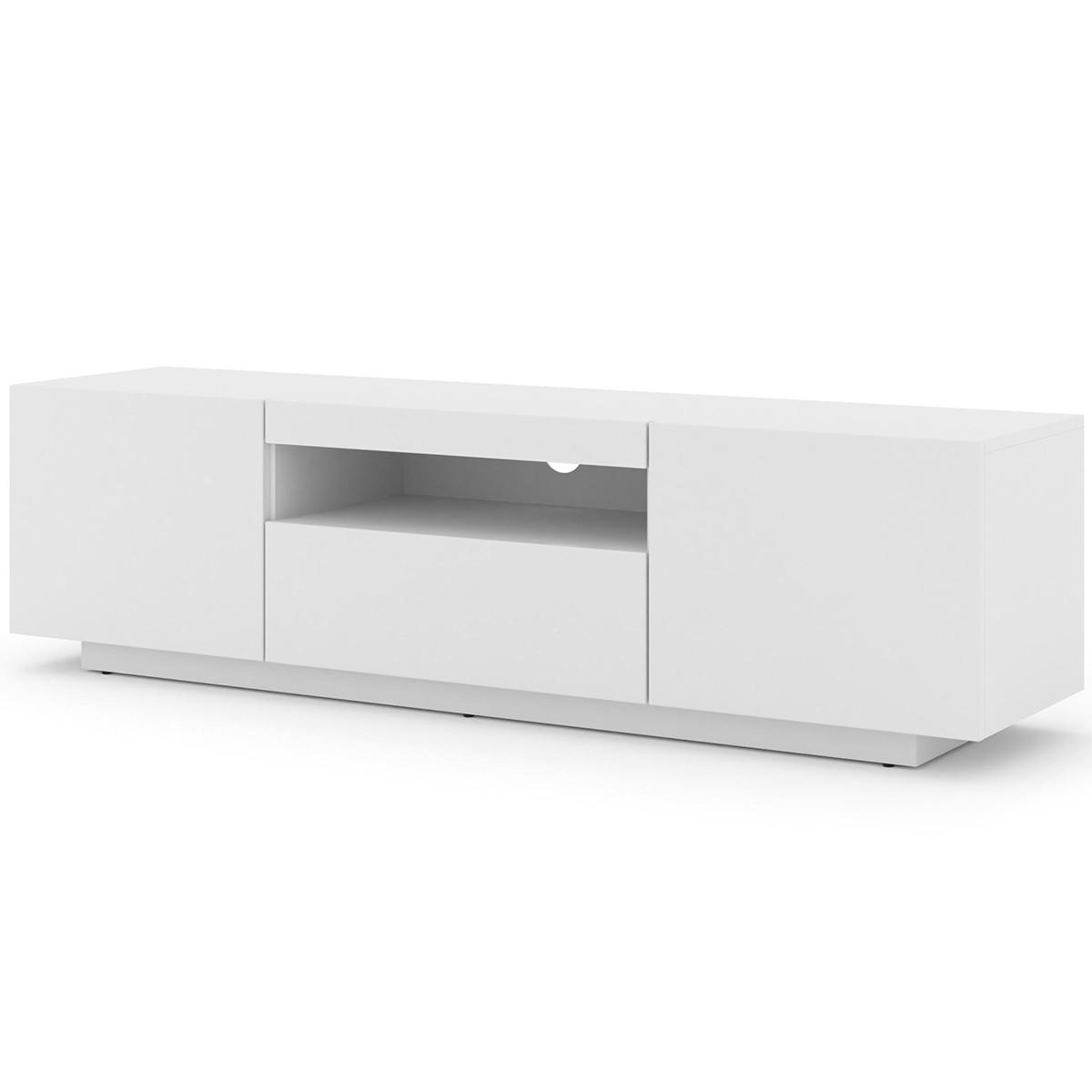 TV-MÖBEL Aurus Weiß - Weiß, Holzwerkstoff (150/36/37cm) - Petits-meubles