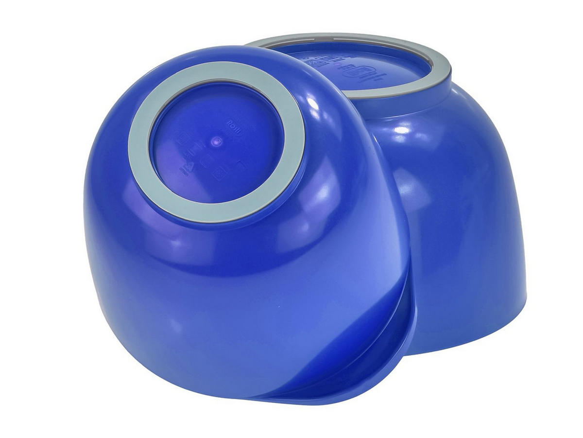 RÜHRSCHÜSSEL-SET Margrethe New blau (2tlg) - Blau, Kunststoff (21/15cm) - Rosti