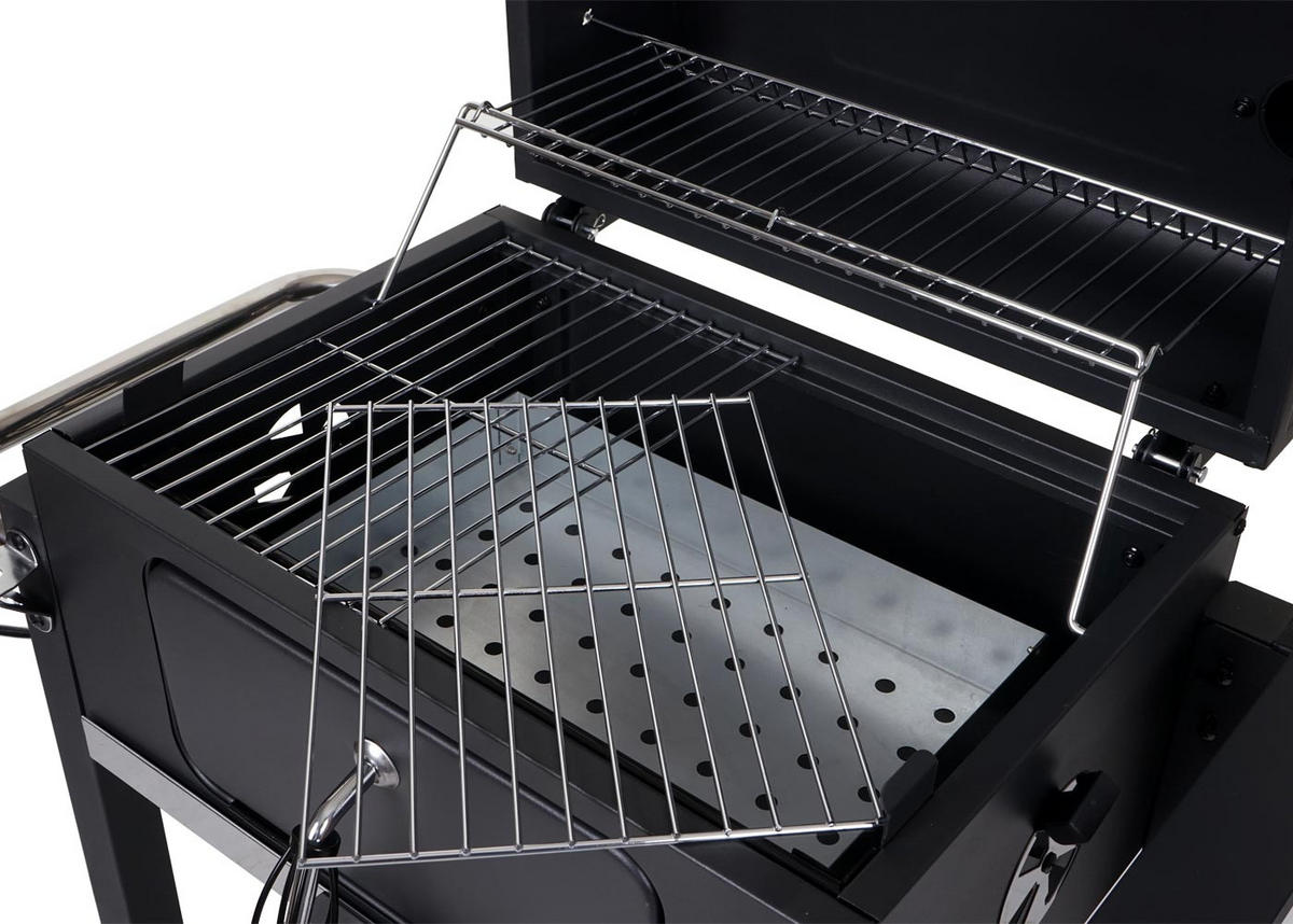 GRILLWAGEN Schwarz - Schwarz, Metall (100/110/51cm) - MCW