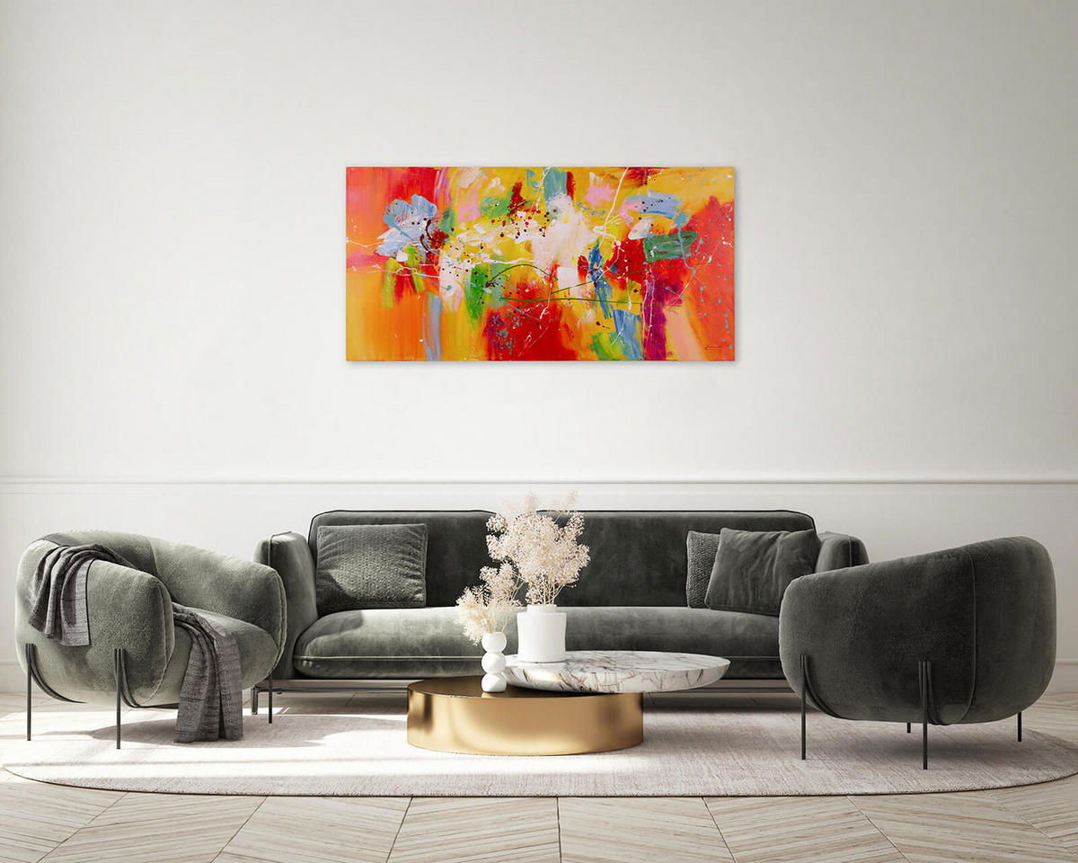 LEINWANDBILD 120/60 cm - Multicolor, Textil (120/60cm) - KUNSTLOFT