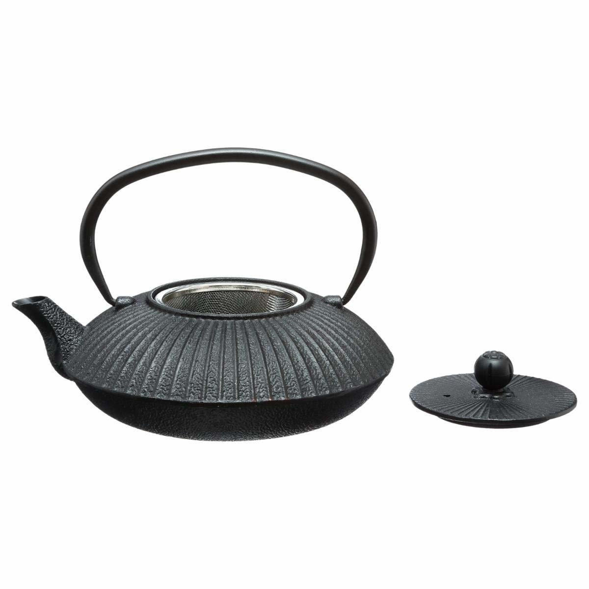 TEEKANNE aus Gusseisen Schwarz 800 ml 20/18/9,5 cm - Schwarz, Keramik (0.8L) - Secret de Gourmet