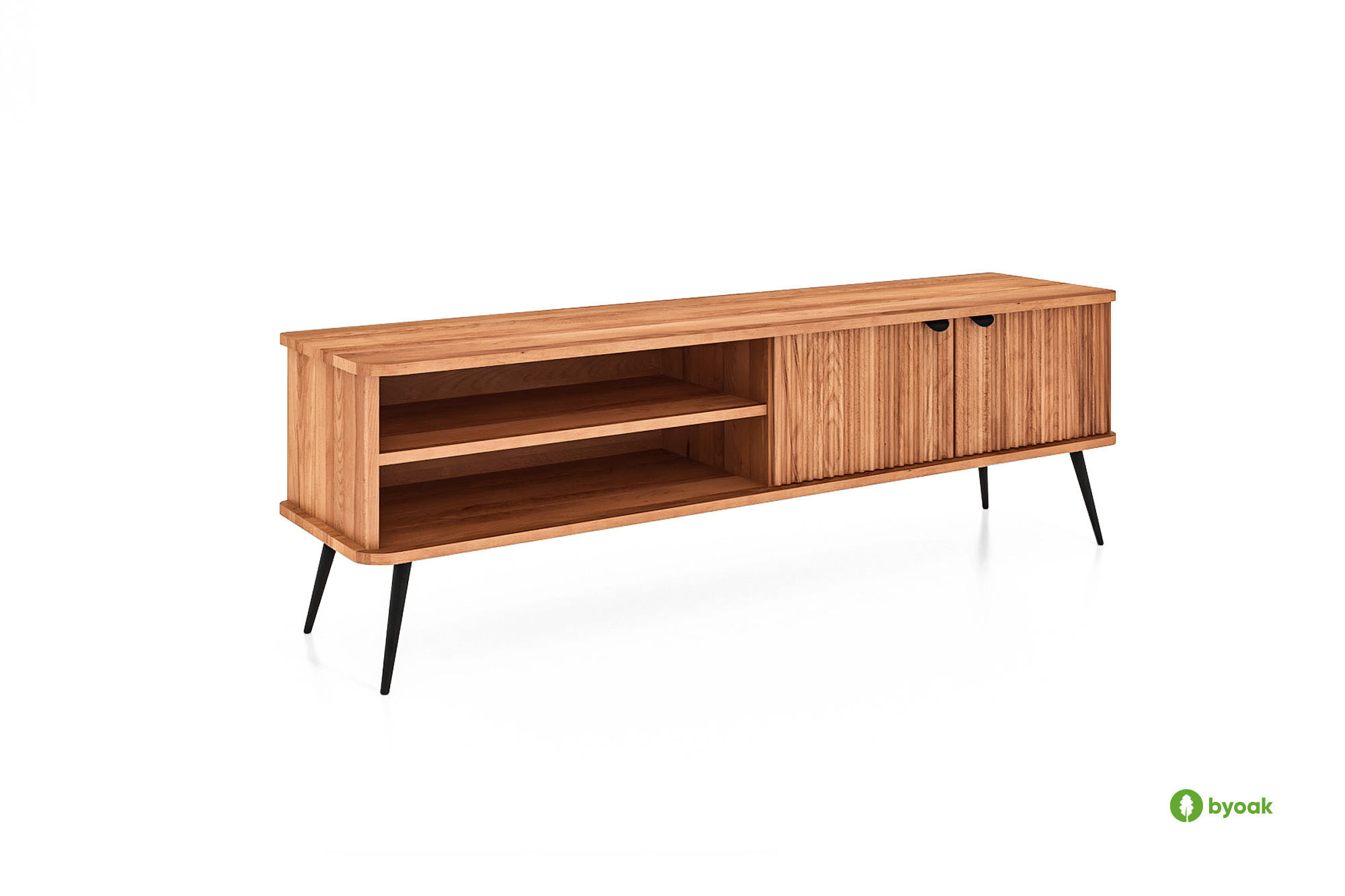 LOWBOARD LINA Kernbuche - Kernbuche, Holz (180/57/46cm) - byoak