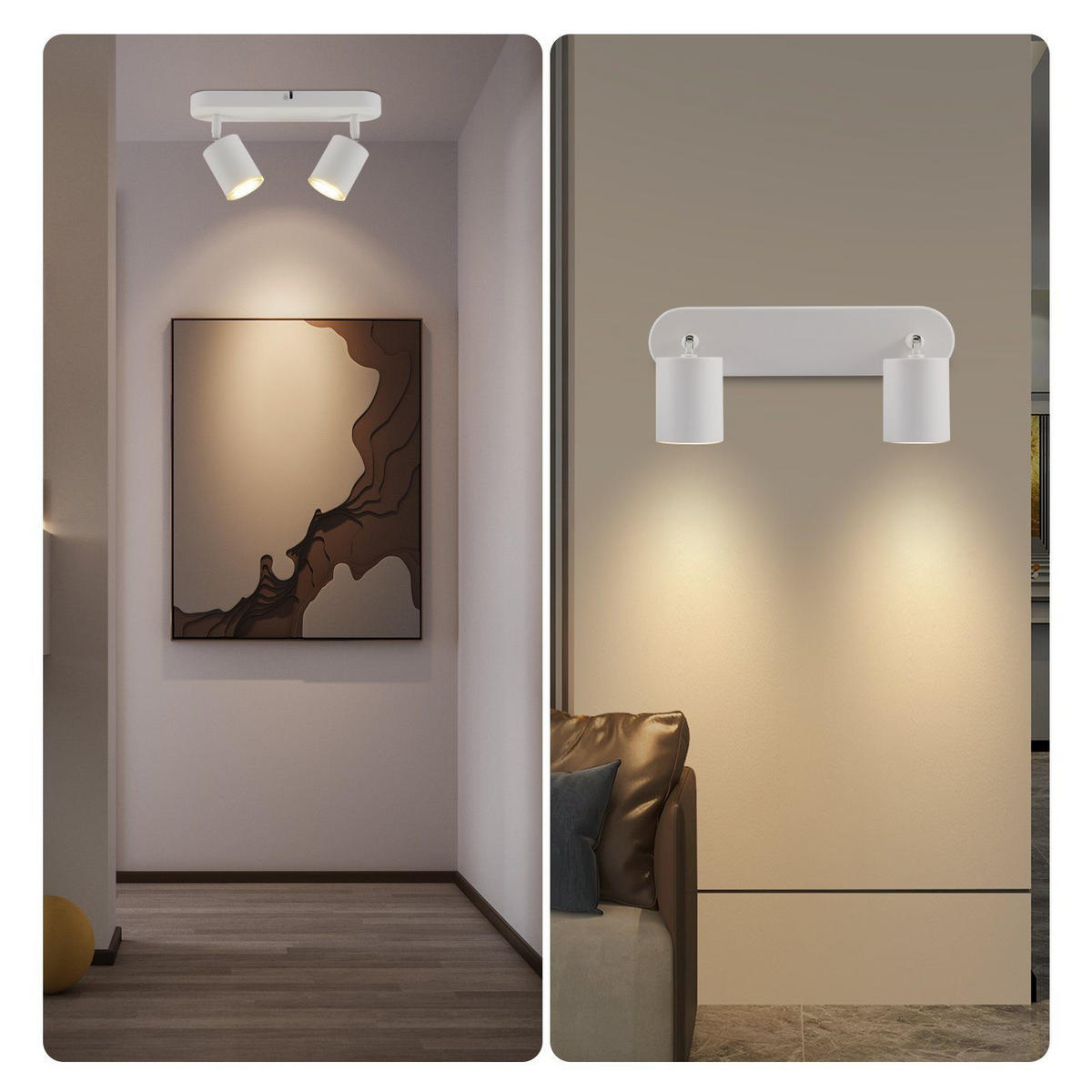 STRAHLER Freiheit 27/7/14 cm - Weiß, Metall (27/7/14cm) - Nettlife