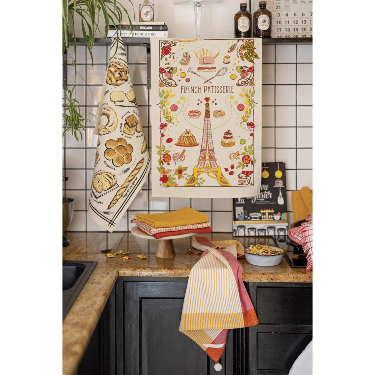GESCHIRRTUCH La pâtissiere ekrü 48 x 72 cm - Weiß, Textil (48/72cm) - Winkler