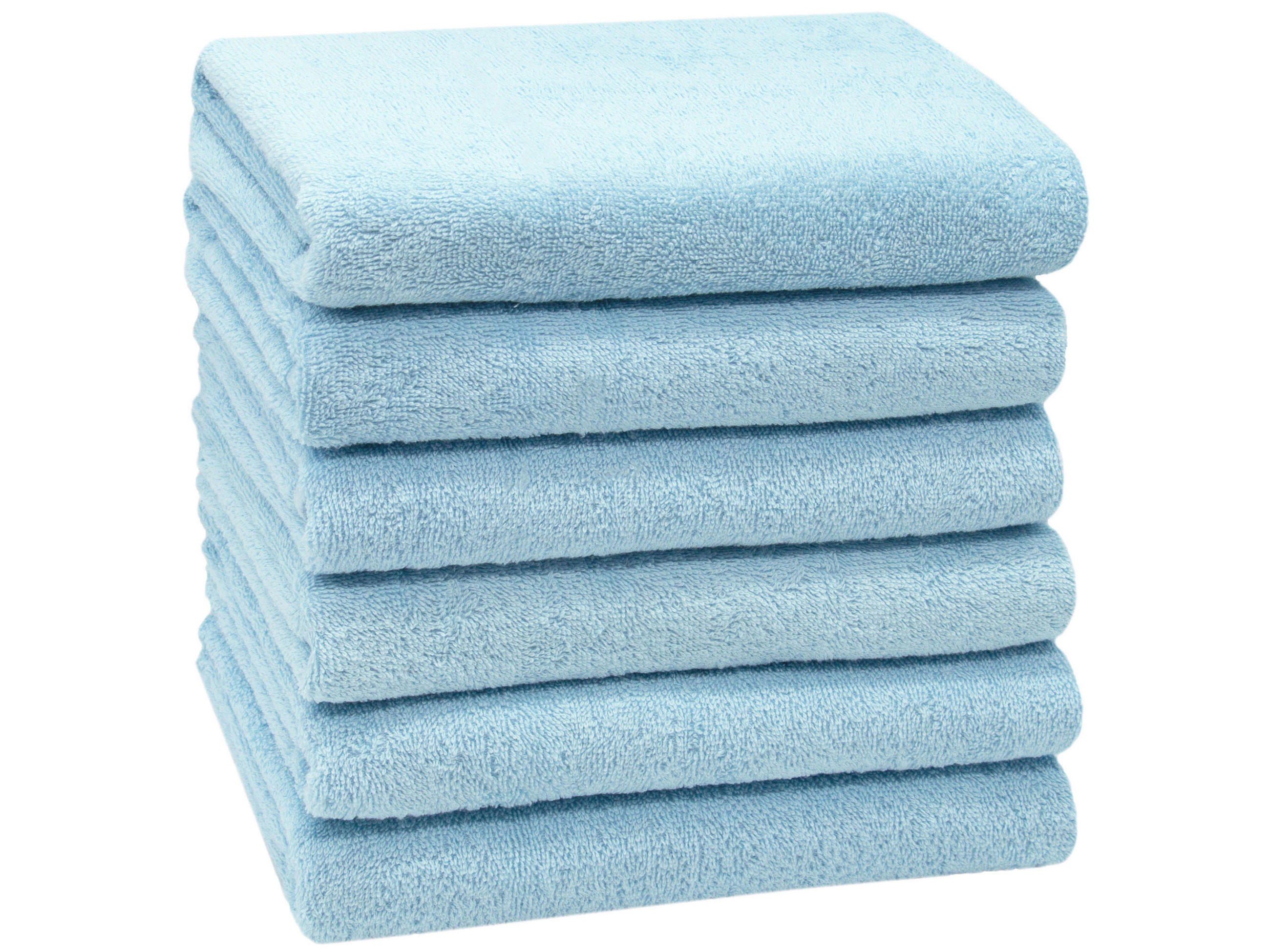 HANDTÜCHER, 6er-Set, 50x100 cm, 100% Baumwolle, Blau - Hellblau, Textil (50/100cm) - Zollner
