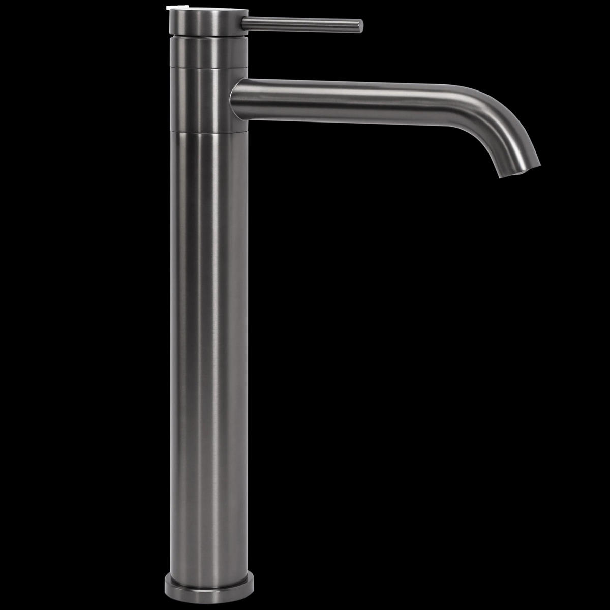 WASCHBECKENARMATUR Rea Lungis Gun Grey Super High - Titanfarben, Metall (5.2/34.5/16.5cm) - REA