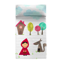 TAGESDECKE grandma 180x260 cm (bett 80/90/105) mehrfarbig - Multicolor, Textil (180/260cm) - Happy Friday