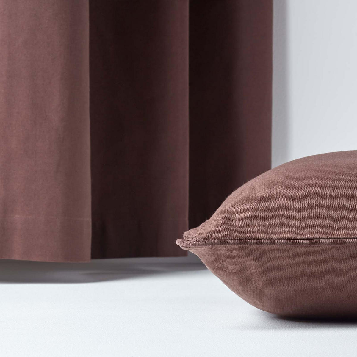 KISSENHÜLLE braun 45/45 cm, 100% Baumwolle - Braun, Textil (45/45cm) - Homescapes