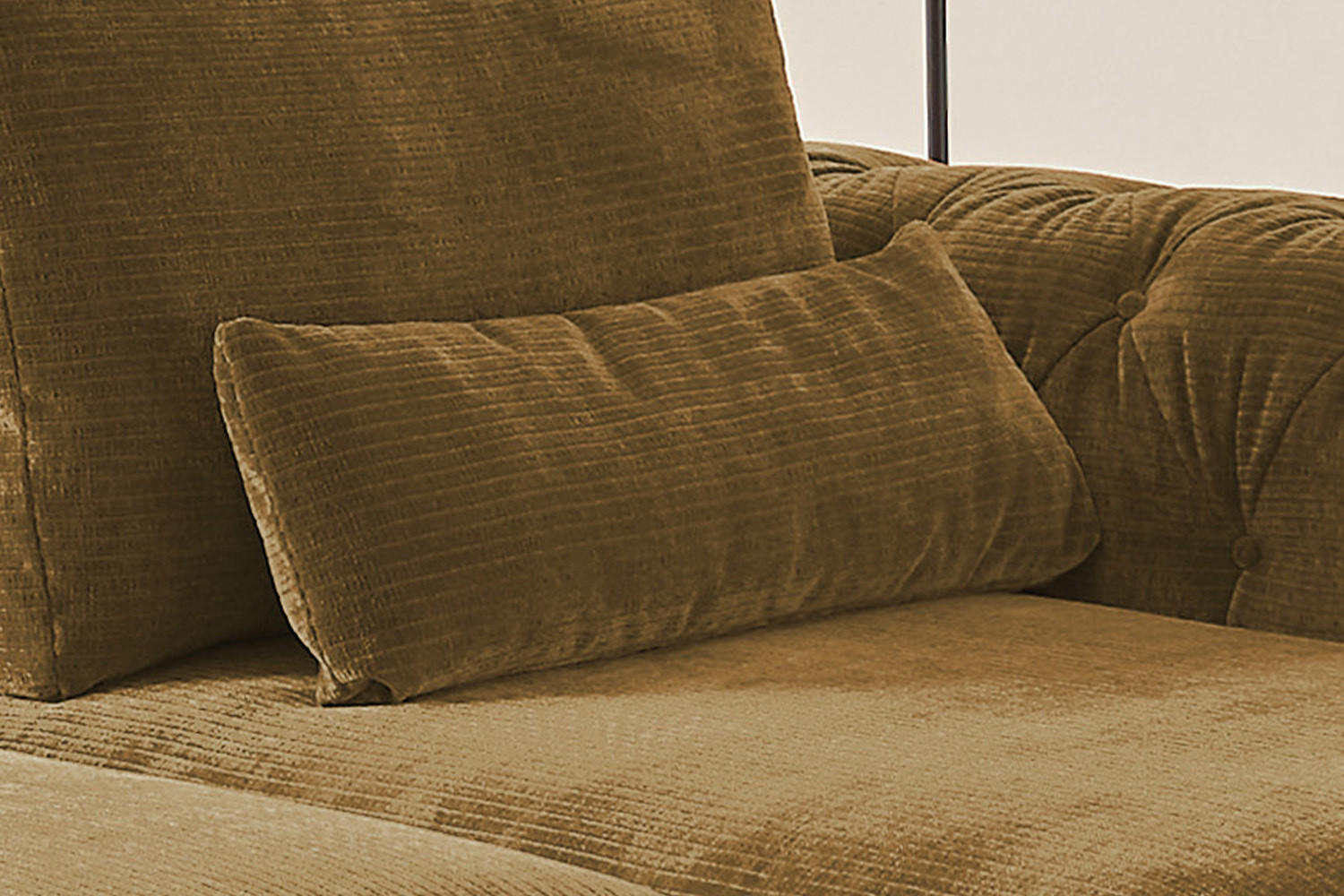 NIERENKISSEN GROSS SEPHI Braun Cord - Braun, Textil (92/19cm) - KAWOLA