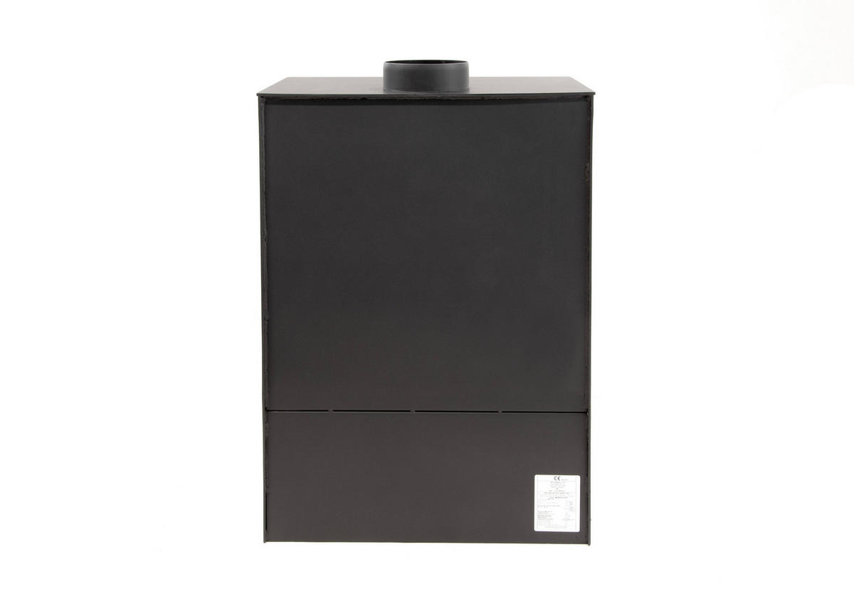 KAMINOFEN Modena Vision Stahl schwarz 9,76 kW Ofen - Schwarz, Kunststoff (80/175/120cm) - Conforto