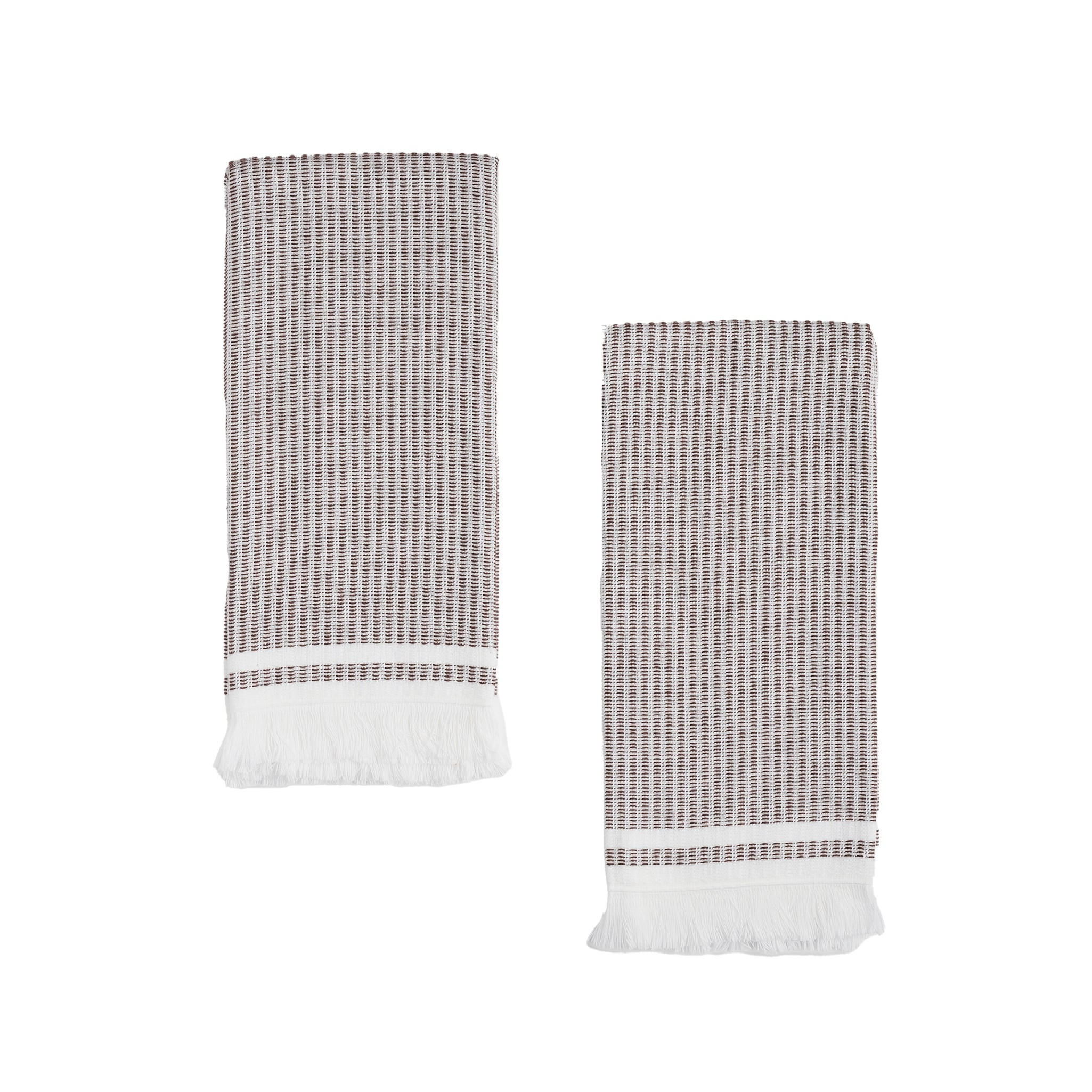 KÜCHENHANDTUCH-SET Passo - Dunkelbraun, Textil (40/60cm) - home&you