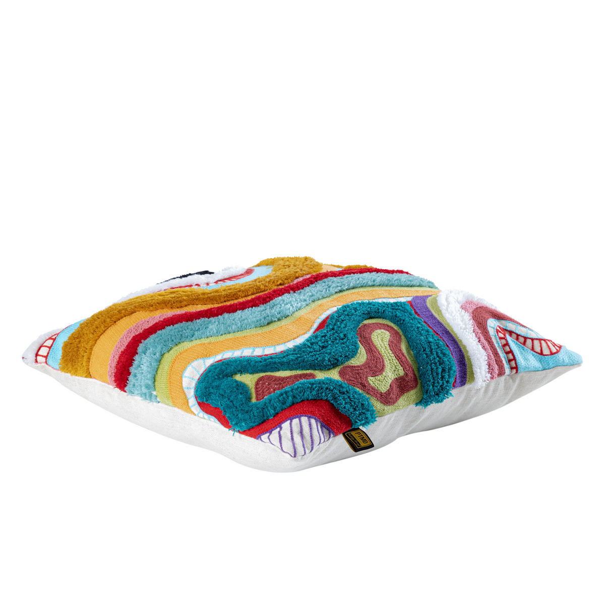 ZIERKISSEN Courtneay Blau 45/4/45cm - Blau, Textil (4/45cm) - PTMD Collection