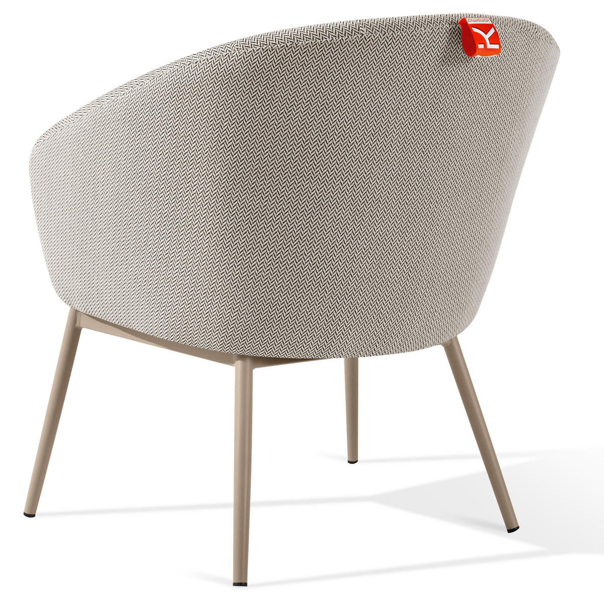 GARTENMÖBELSET SOLIS Gartenlounge-Set, - Braun, Textil/Metall - KONSIMO®
