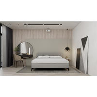 POLSTERBETT Mavilo 180 x 200 cm mit Bettkasten und Lattenrost, Taschenfederkernmatratze mit Kokos 20cm - grau - Grau, Holz (180/200cm) - Homesy