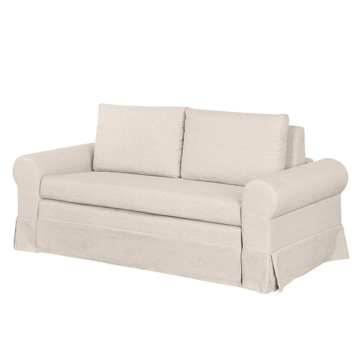SCHLAFSOFA mit Husse - Creme, Textil (165/90/90cm) - home24