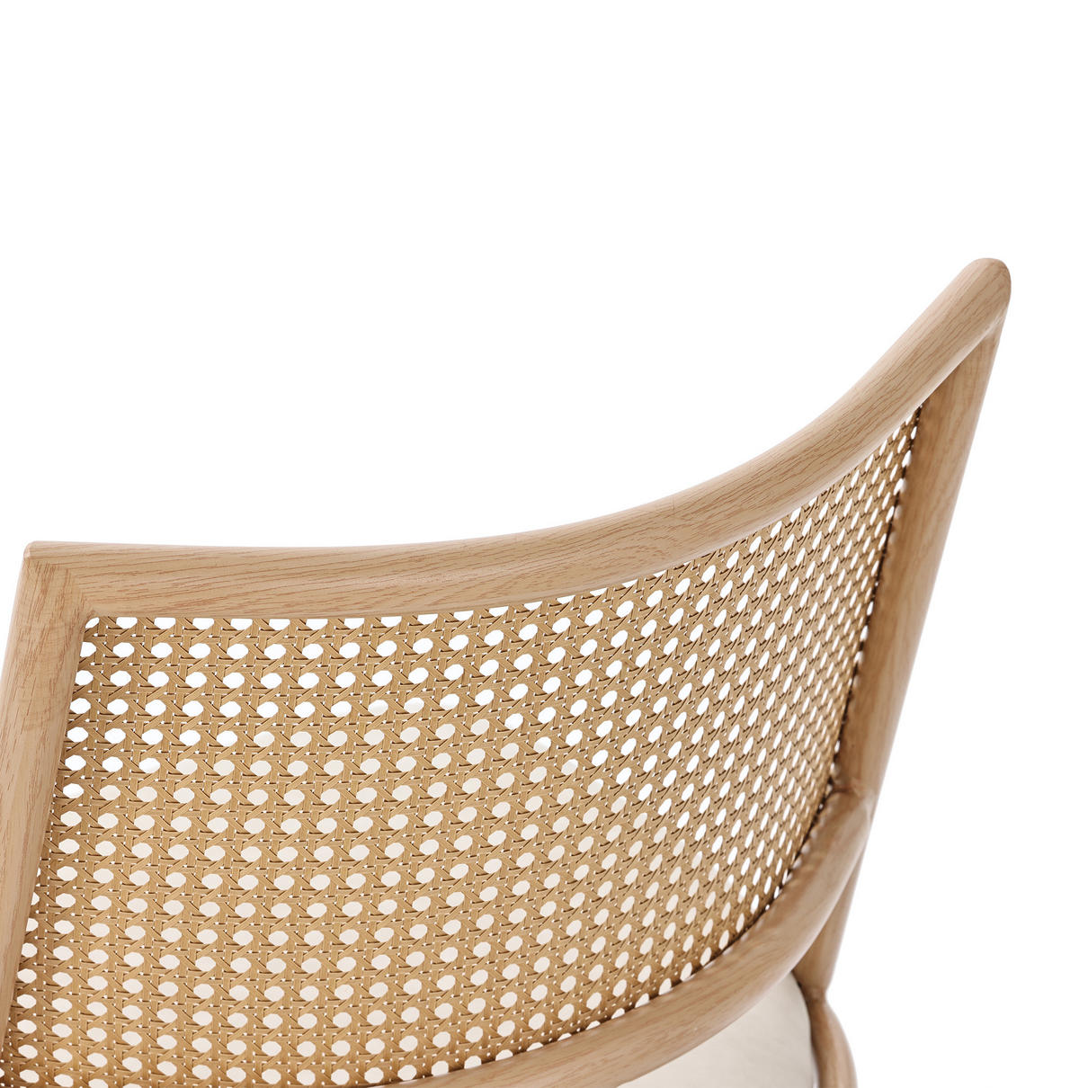 ESSZIMMERSTUHL 2er-Set mit PU-Sitz Rattan Beige - Beige, Holz (46/90/48cm) - Meubliv