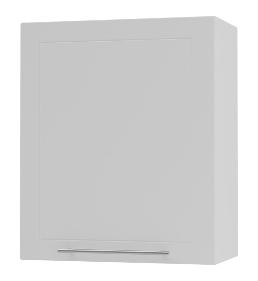 Feldmann-Wohnen Küchenhängeschrank Weiß, Weiß 60x72x32.5 cm
