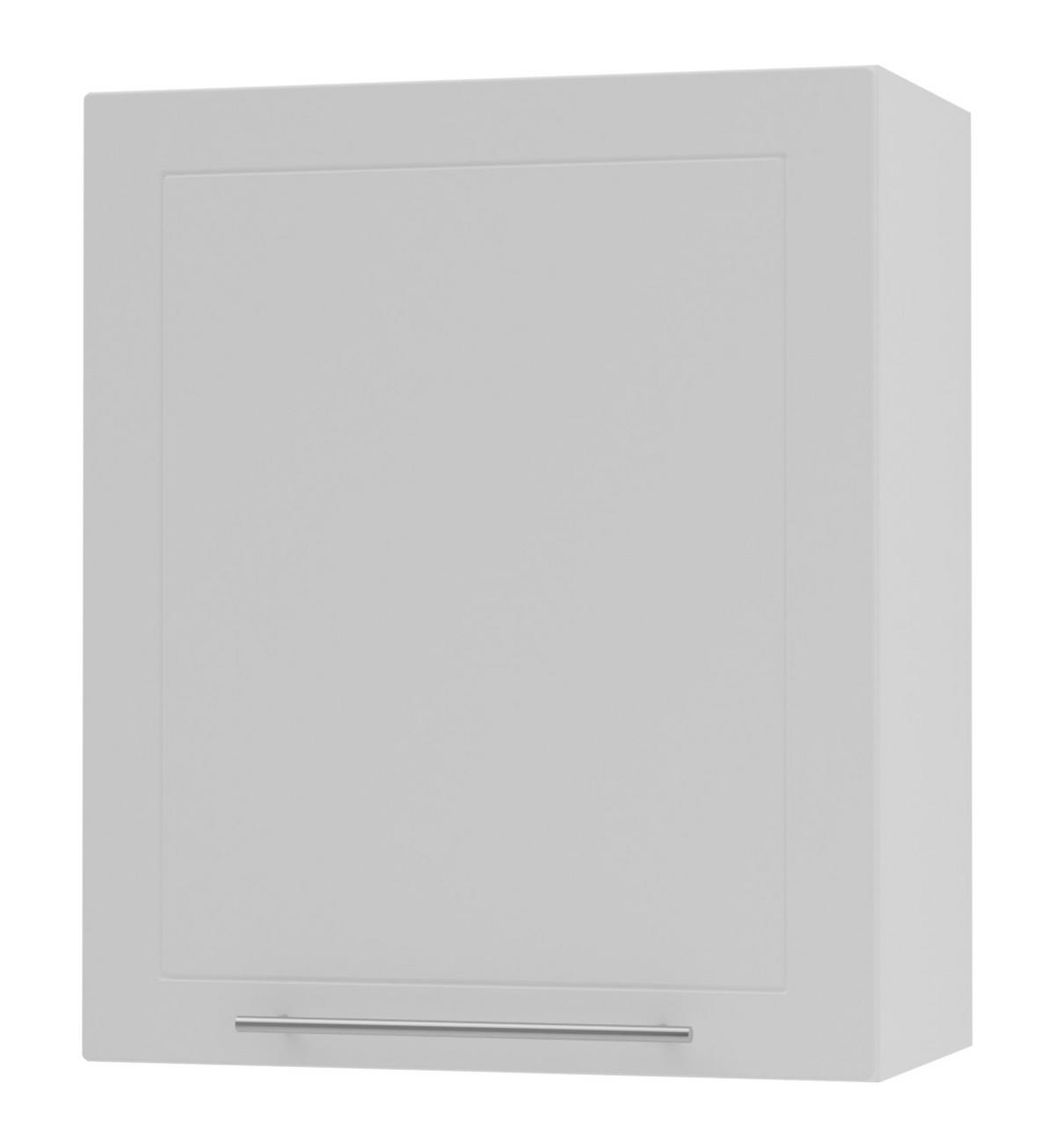 KÜCHENHÄNGESCHRANK Kvantum W2/60 Weiß Matt / Weiß Matt 60 / 32,5 / 72cm - Weiß, Holz/Holzwerkstoff (60/72/32.5cm) - Feldmann-Wohnen