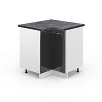 KUTNI DONJI ORMAR ZA KUHINJU Fame-Line Antracit visokog sjaja 80.5 cm , RP Antracit - bijela/antracit, drvni materijal (80.5/82/60cm) - Vicco