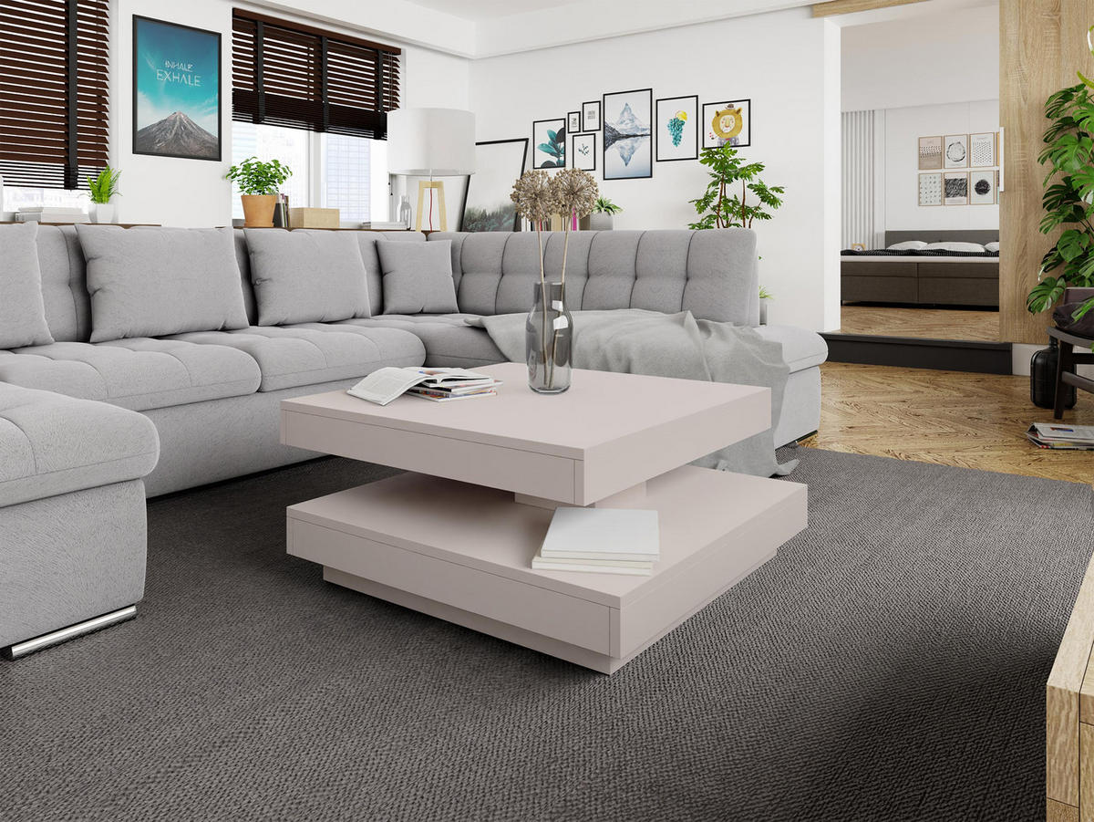 COUCHTISCH Nenani - Kaschmir, Holzwerkstoff (70/70/34cm) - MIRJAN24