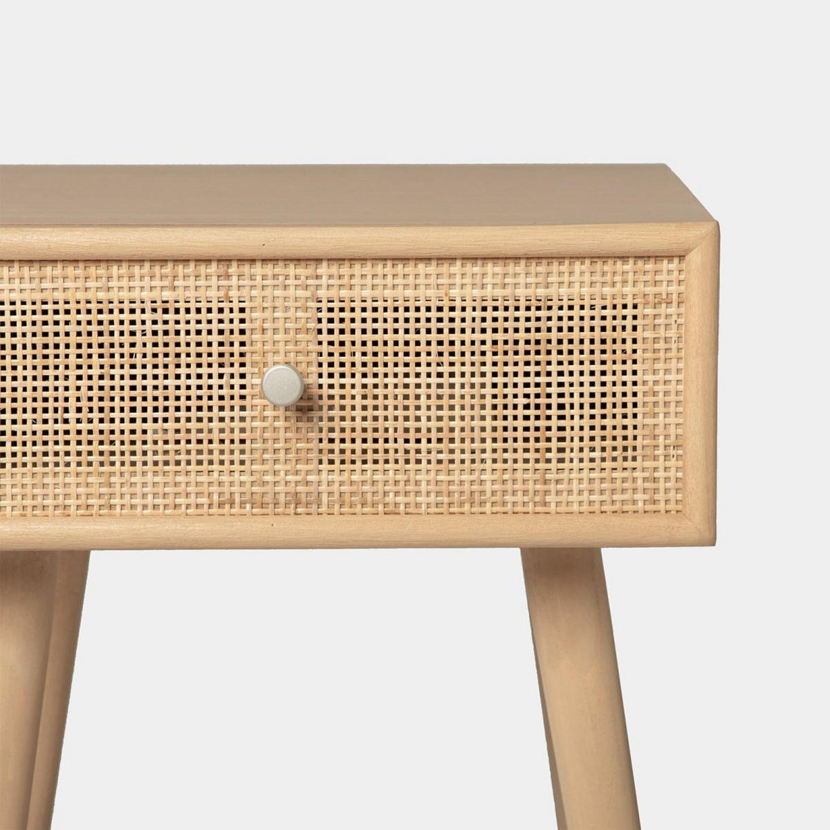 NACHTTISCH MIT 1 SCHUBLADE Lisa Natürlich 40 cm x 61 cm 2er-Set - Naturfarben, Holzwerkstoff (40/61/36cm) - Klast Home
