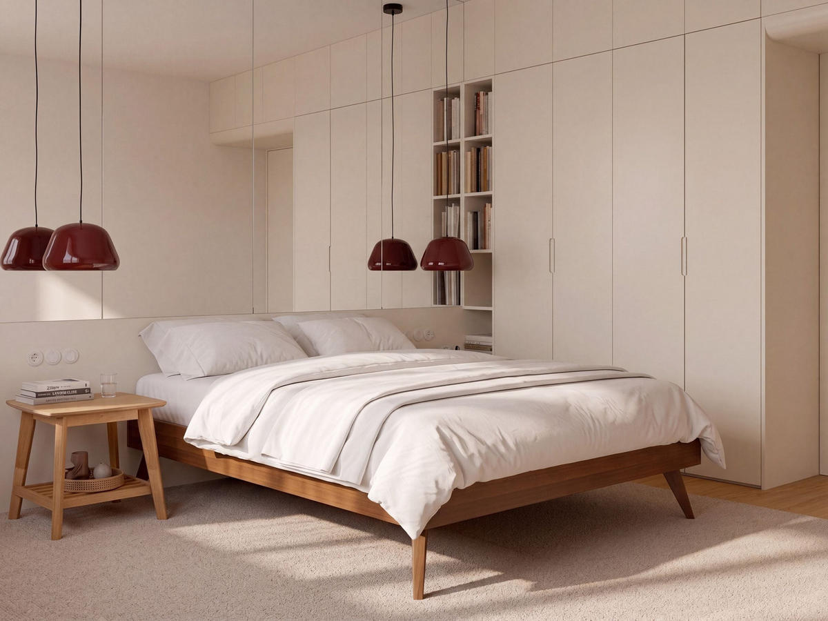 PAT fără tablie 120/200 placă MDF maro închis Berric - maro, lemn (120/200cm) - Beliani