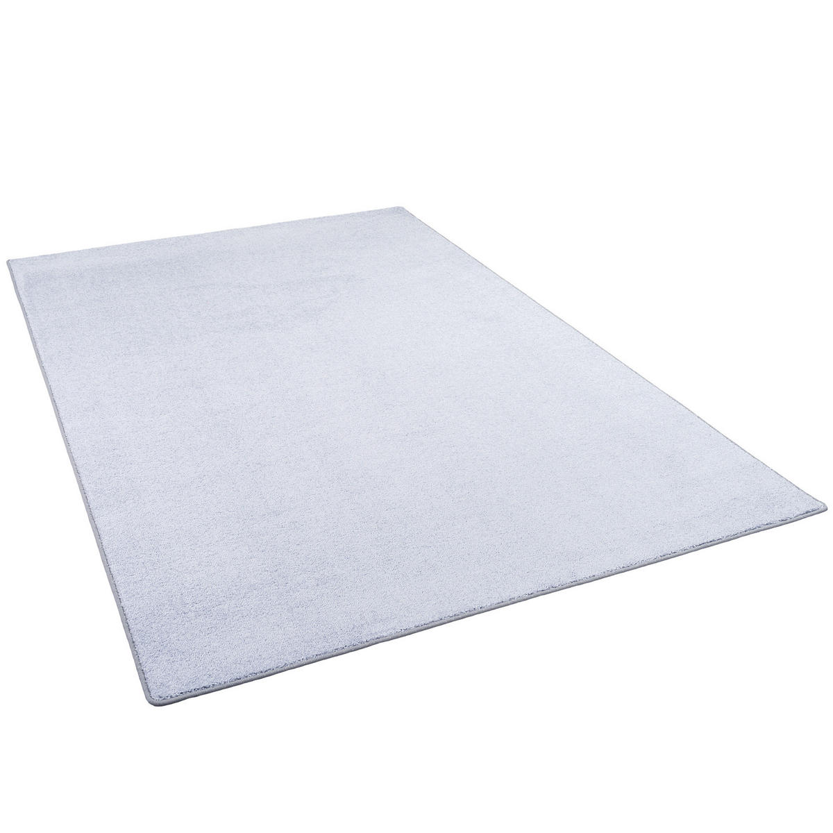 LUXUS SOFT VELOURS TEPPICH SHINE - Silberfarben, Textil (100/100cm) - Snapstyle