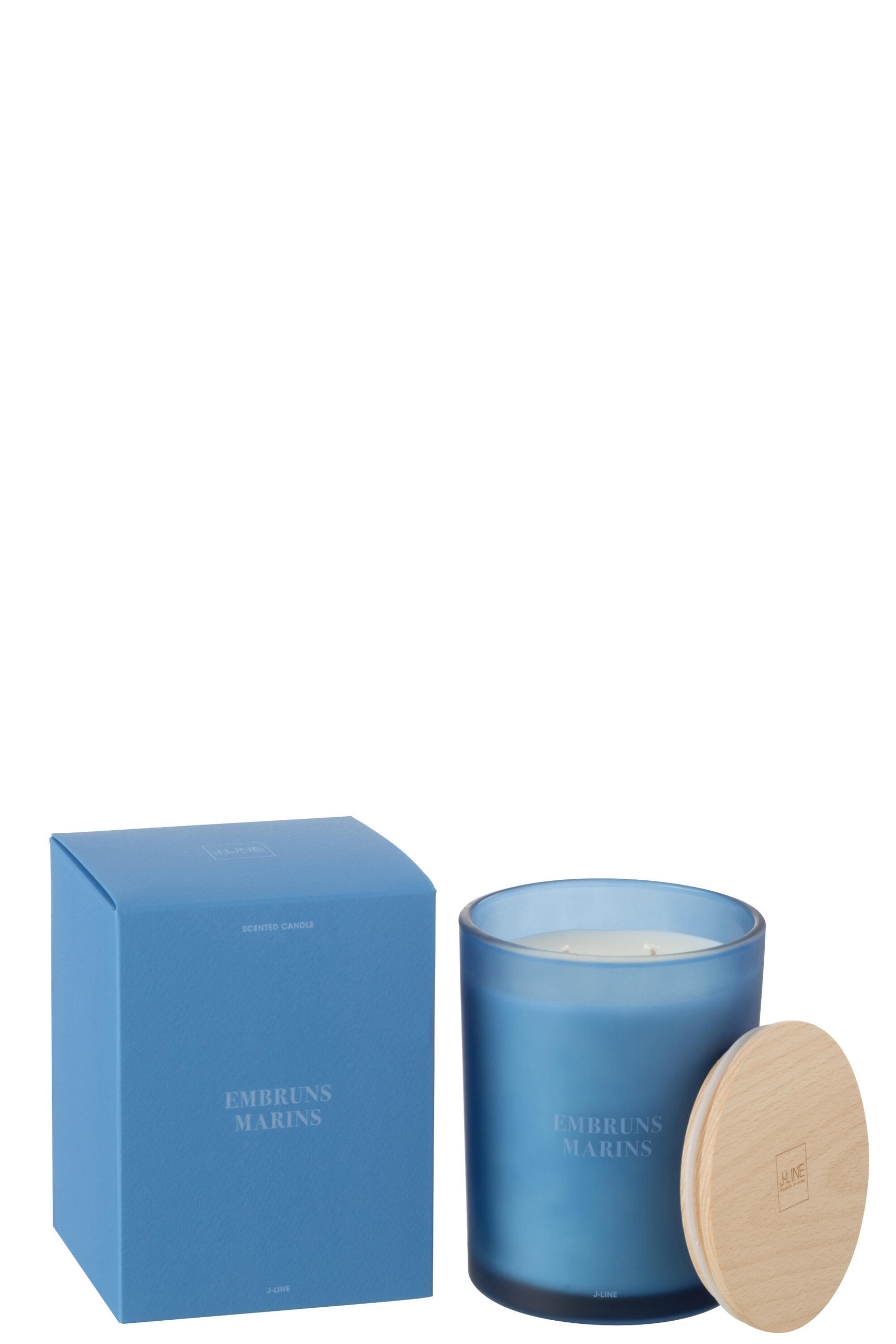 DUFTKERZE ACCORDS ESSENTIELS - Blau - 52 Std. - Blau, Paraffin (10.5/14cm) - J-Line