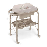 WICKELTISCH mit Badewanne Cambio für Babys - Beige, Kunststoff (54/965/95cm) - Cam il Mondo del Bambino S.p.A.
