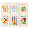 POSTER Set Mit 6 Illustrationen Von Henri Matisse Abstrakt A3 Weißer Rahmen - Weiß, Papier (29/3cm) - Nacnic