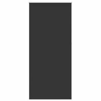 VERDUNKELUNGSROLLO 124,4/230 cm Stoffbreite 120 cm aus Polyester Schwarz - Schwarz, Textil (120/1/230cm) - vidaXL