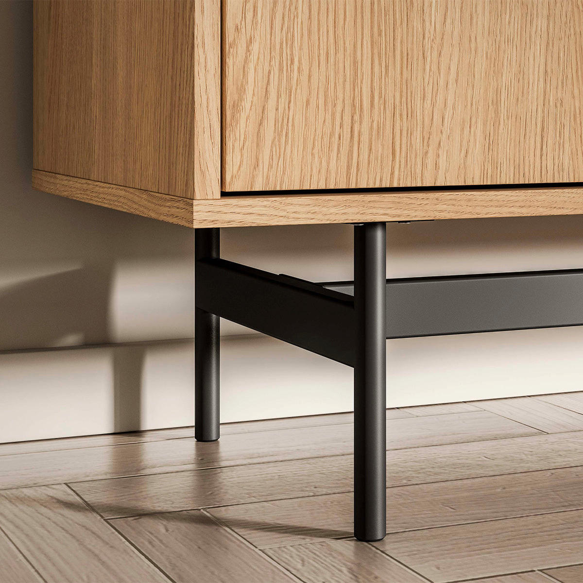 SIDEBOARD Nila Dřevo - hnědá, kompozitní dřevo (150/85/40cm) - Petits-meubles