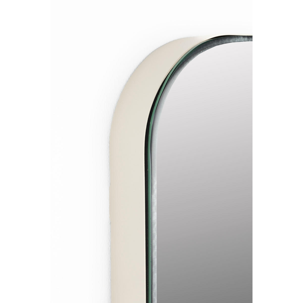 WANDSPIEGEL Glamour Beige - Beige, Metall (45/70/5cm) - Zuiver