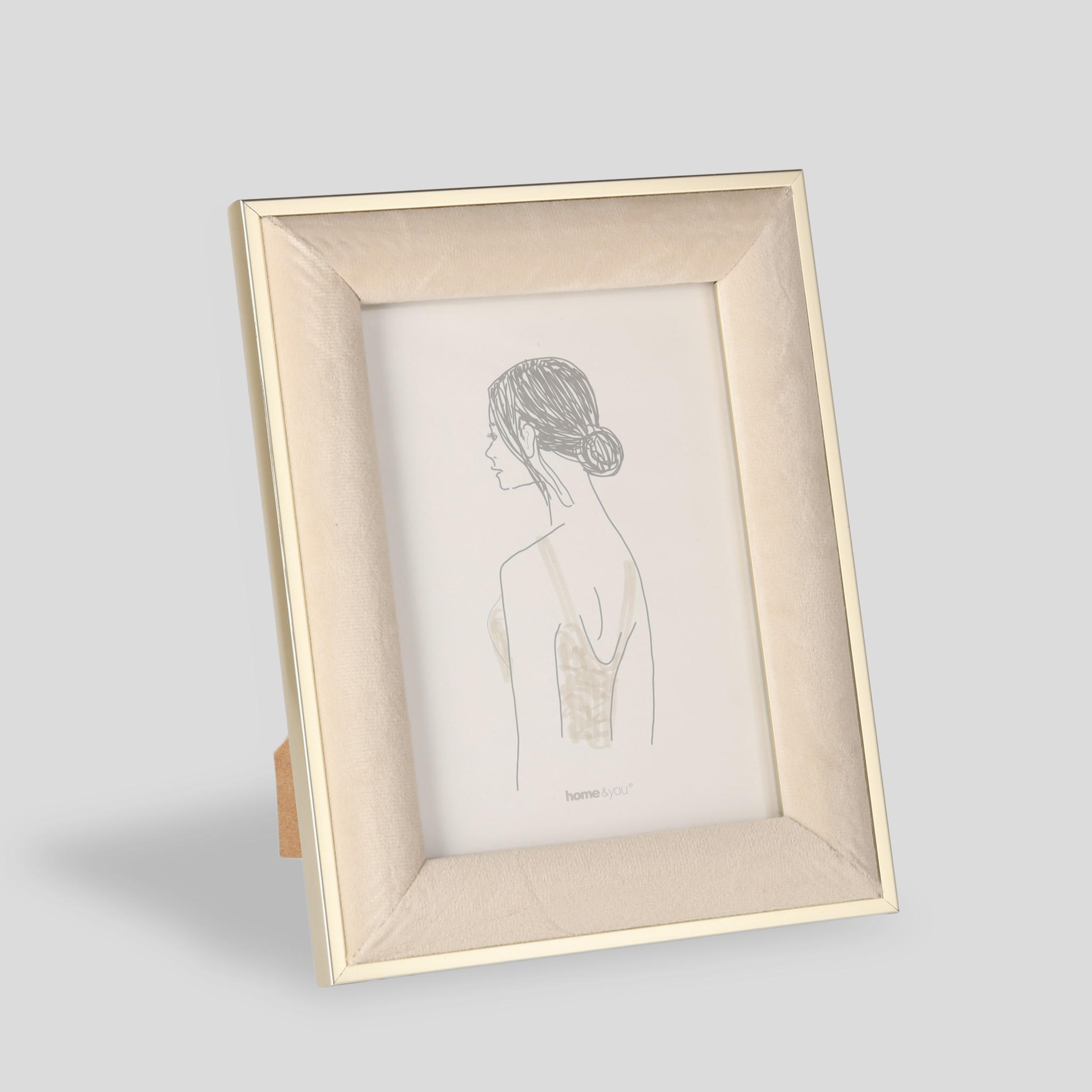 RAHMEN Veloriso - Beige, Kunststoff (2/24/19cm) - home&you
