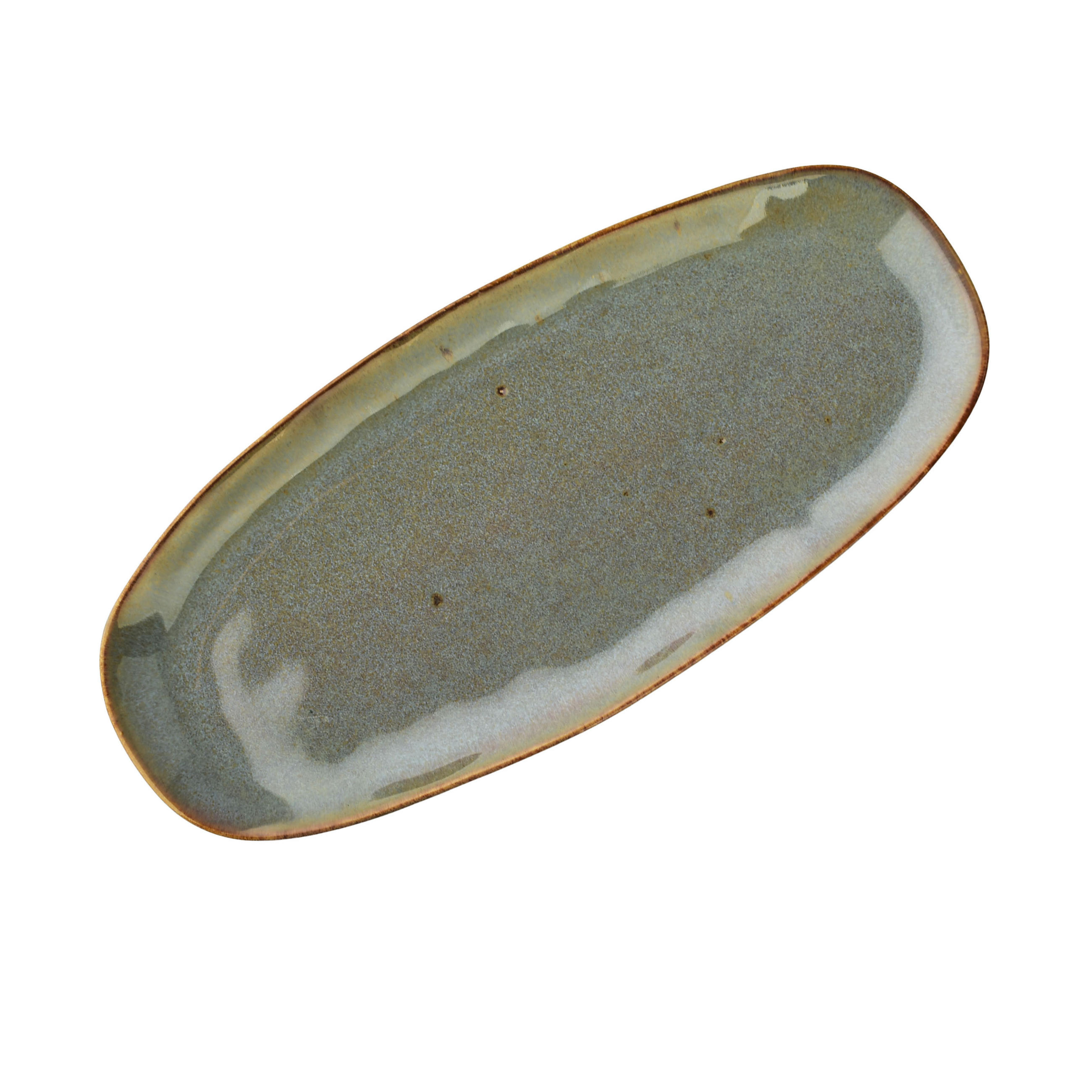SERVIERPLATTE Basic Nature Grau 26,7x12x2,5 cm Keramik - Grau, Keramik (12/2.5/26.7cm) - Mondex