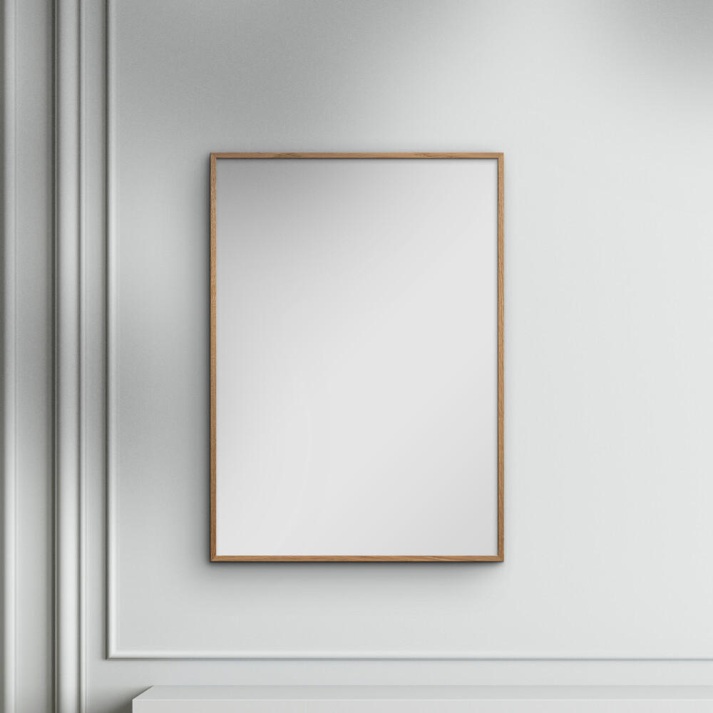 SPIEGEL - Natur Eichenholz - Eichefarben, Holz/Papier (50/70/2cm) - Poster&Frame