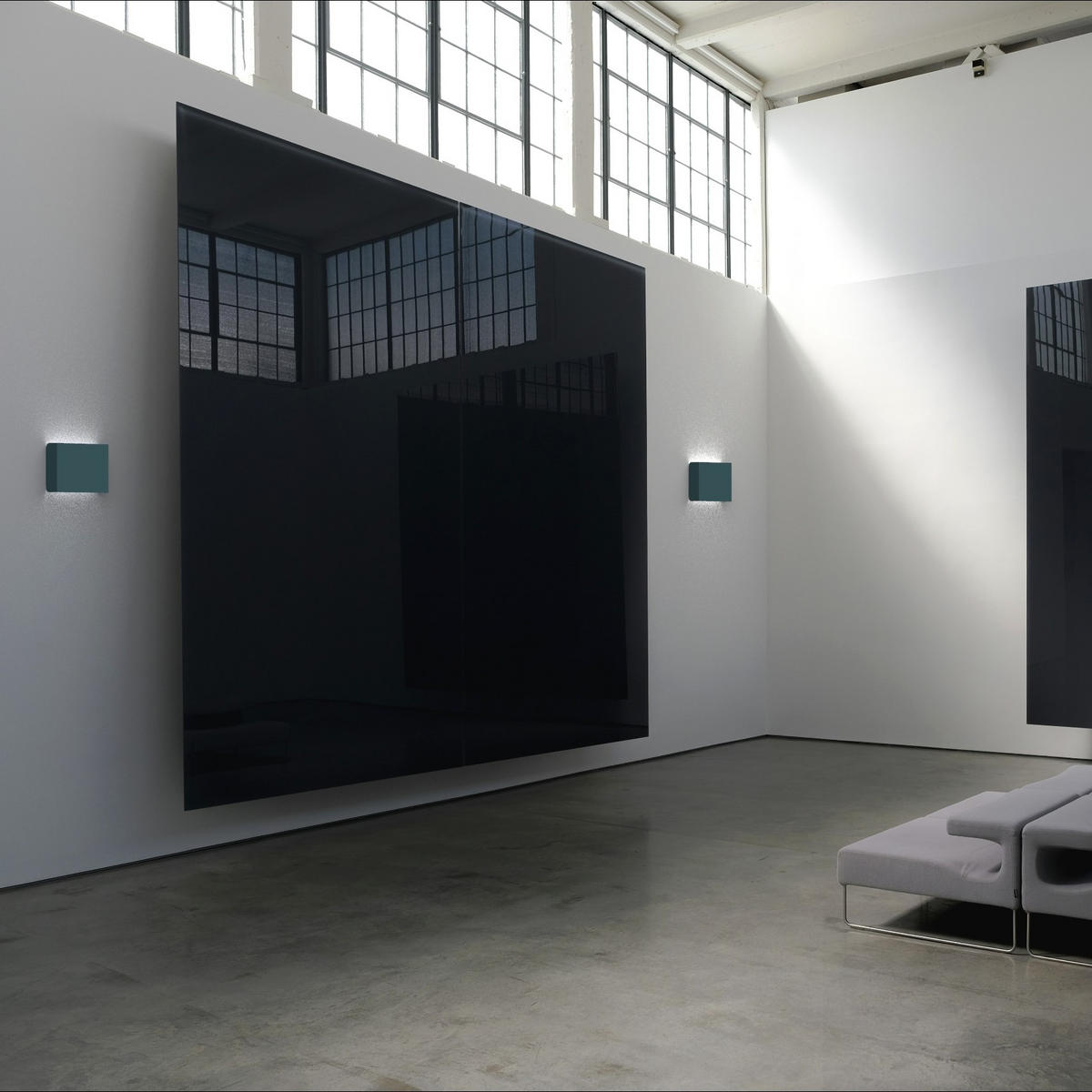 LED-WANDLEUCHTE - Blau, Metall (15.4/11/3.6cm) - Lumicom