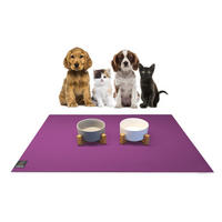 NAPFUNTERLAGE, Öko-Tex, Rechteckig Set 30x40 + 40x60 cm Pflaume - Pflaume, Textil (40/60cm) - SANOZOO