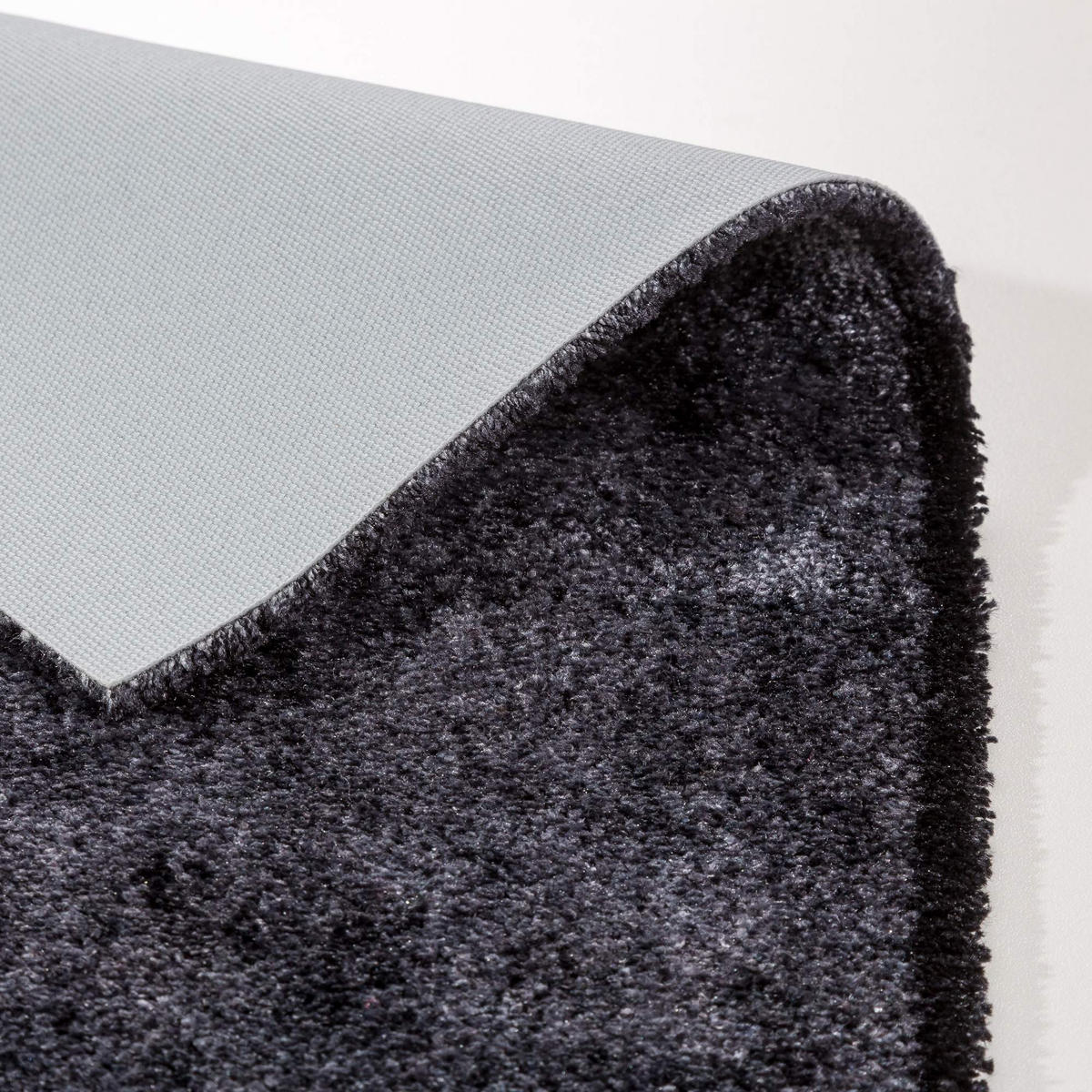 TEPPICH LÄUFER PURE & SOFT - Dunkelgrau, Textil (50/150cm) - Astra