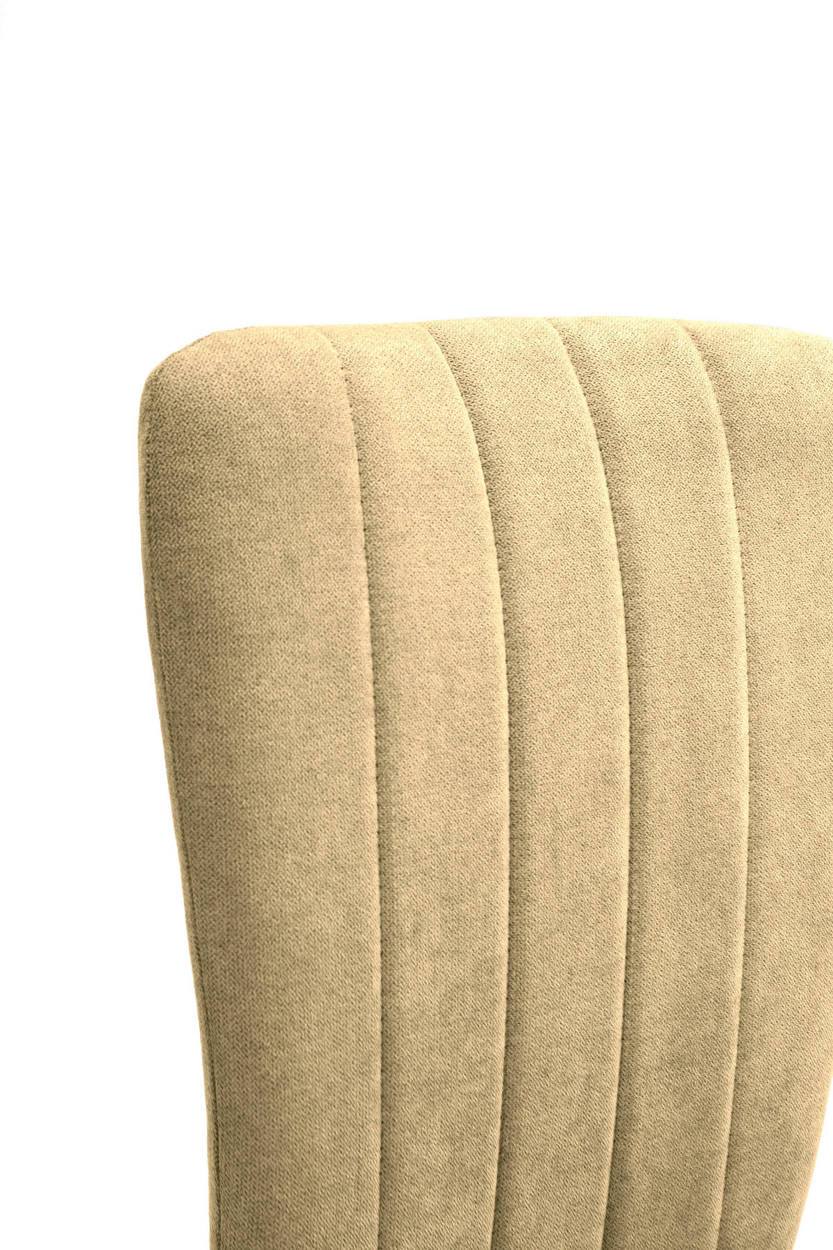 STÜHLEN (Set aus 4) aus stoff mit schwarzen metallbeinen - holly 43/58/46 cm - Grün, Textil (58/46/43cm) - Calicosy