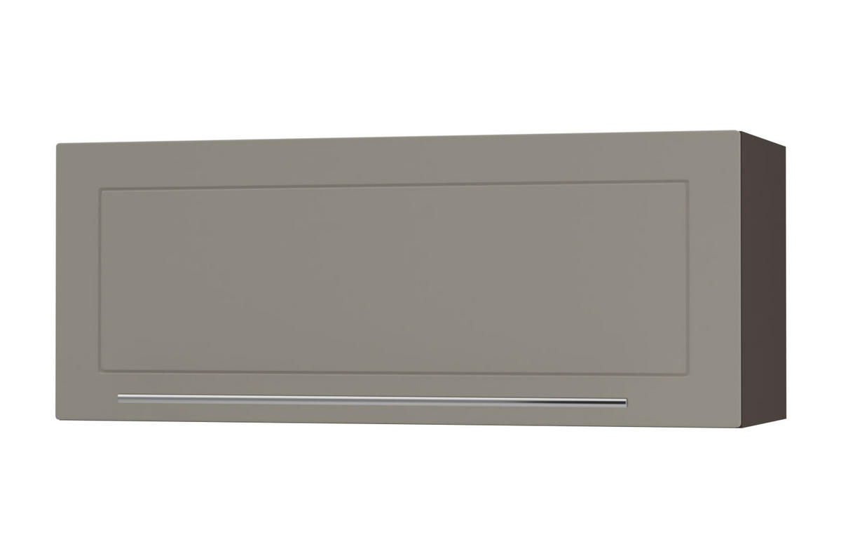 KLAPPHÄNGESCHRANK Kvantum W4B/90-AV Beige Matt / Lava Matt 90 / 32,5 / 36cm - Dunkelgrau/Beige, Holz/Holzwerkstoff (90/36/32.5cm) - Feldmann-Wohnen
