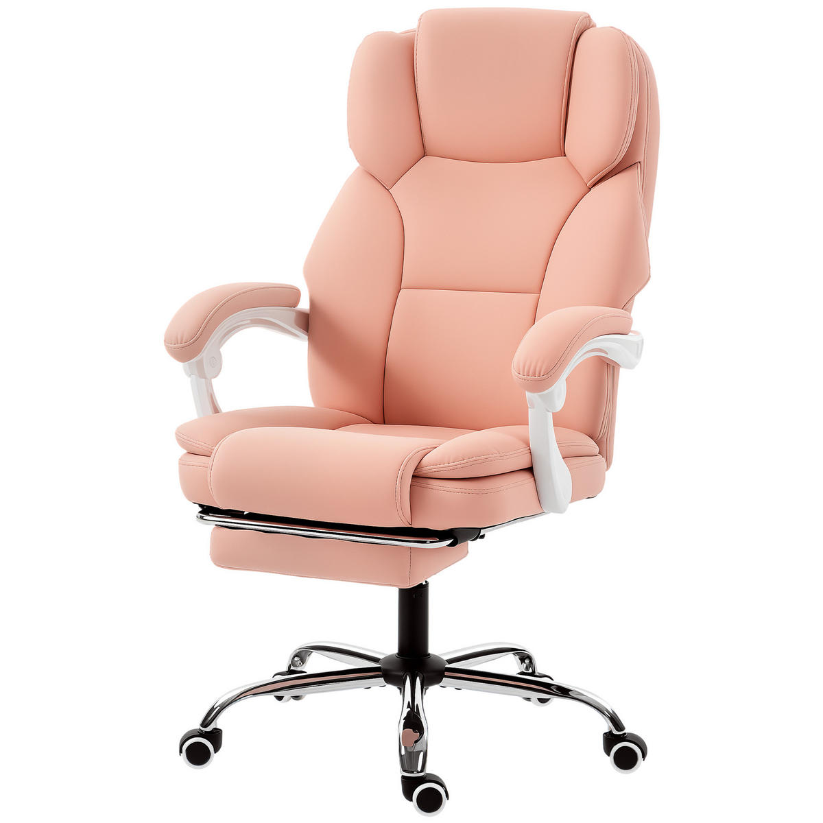 BÜROSTUHL Rosa 73.0/64.0/120.0 cm - Rosa, Leder (64/120/73cm)