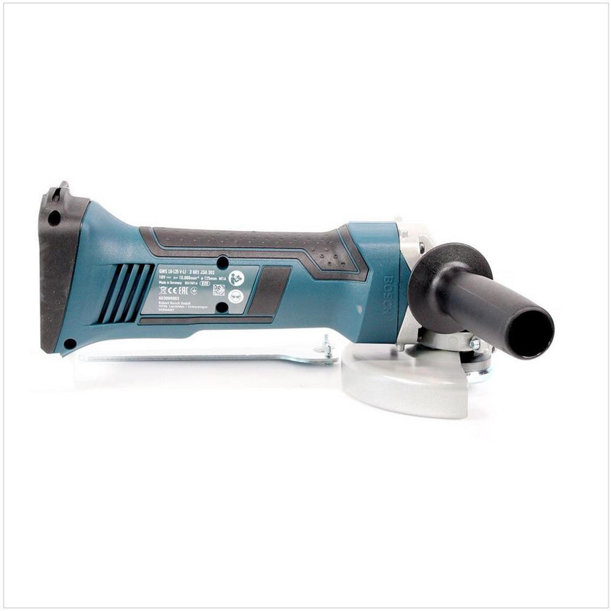 BOSCH GWS 18-125 V-LI Akku Winkelschleifer 18V 125mm Solo + L-Boxx ( 060193A308 ) - ohne Akku, ohne Ladegerät - Multicolor, Kunststoff (44/36/16cm) - Bosch Professional