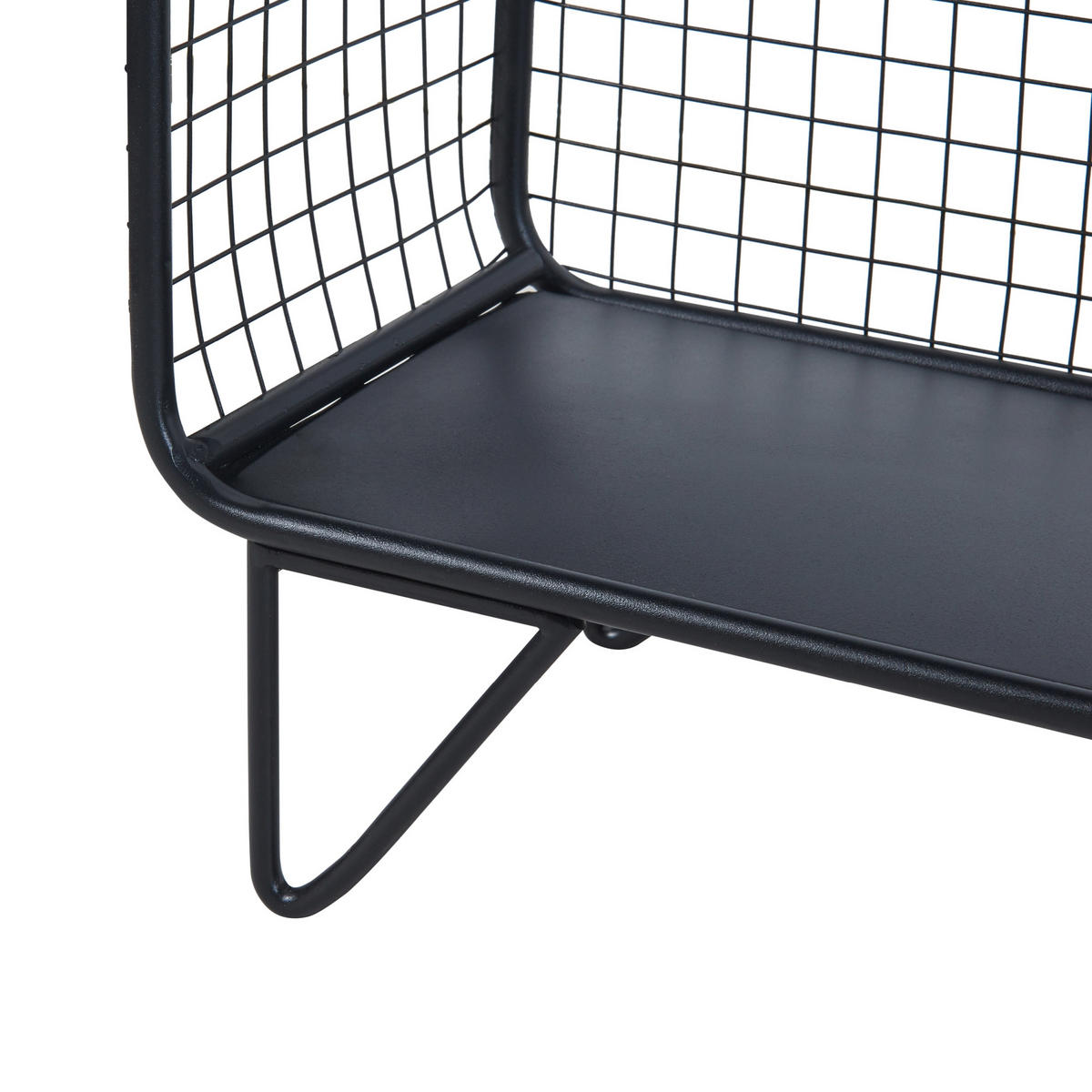 STANDREGAL Volda - Schwarz, Metall (50/90/19cm) - [en.casa]