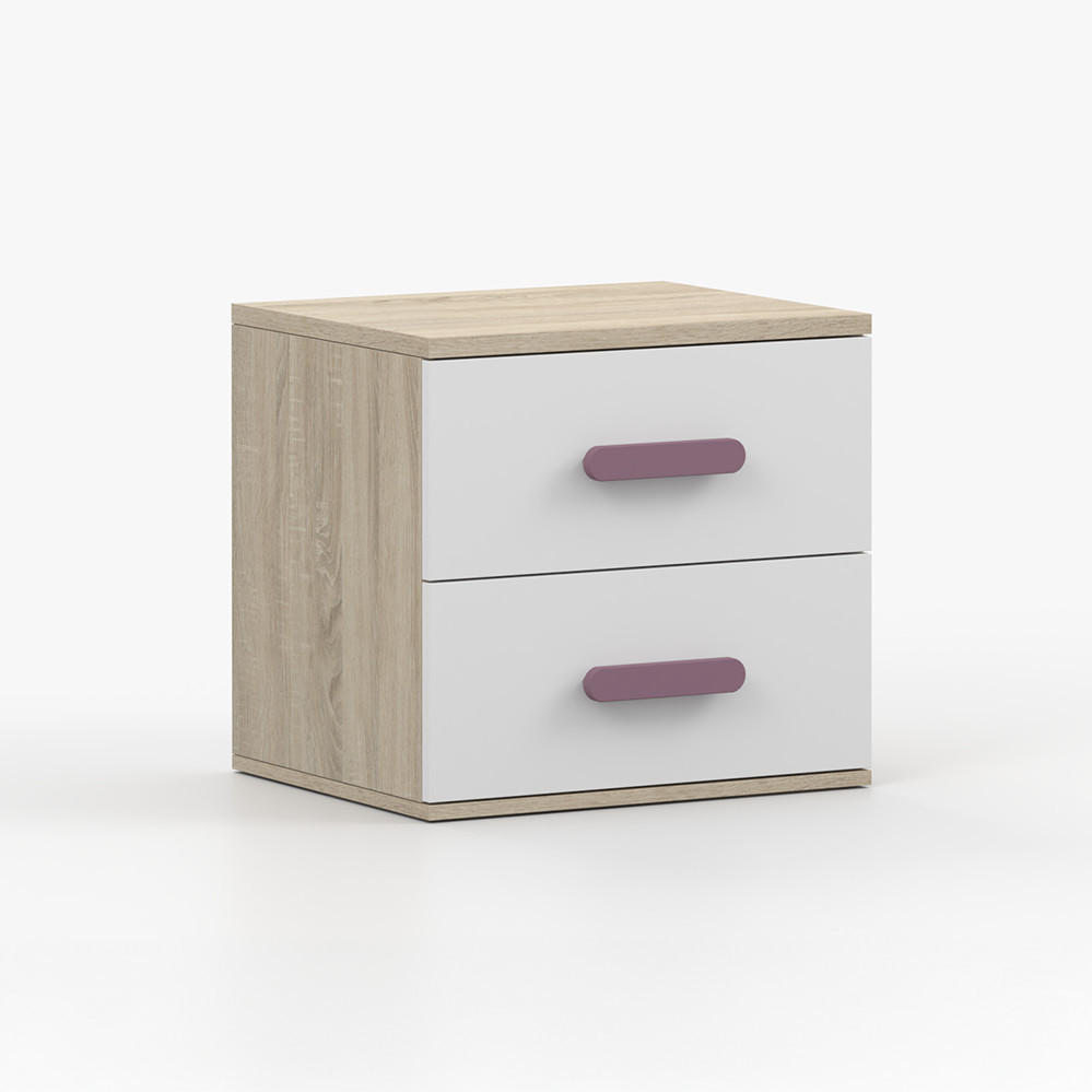 imoebel24 Nachttisch Sonoma Eiche 55x44x51 cm