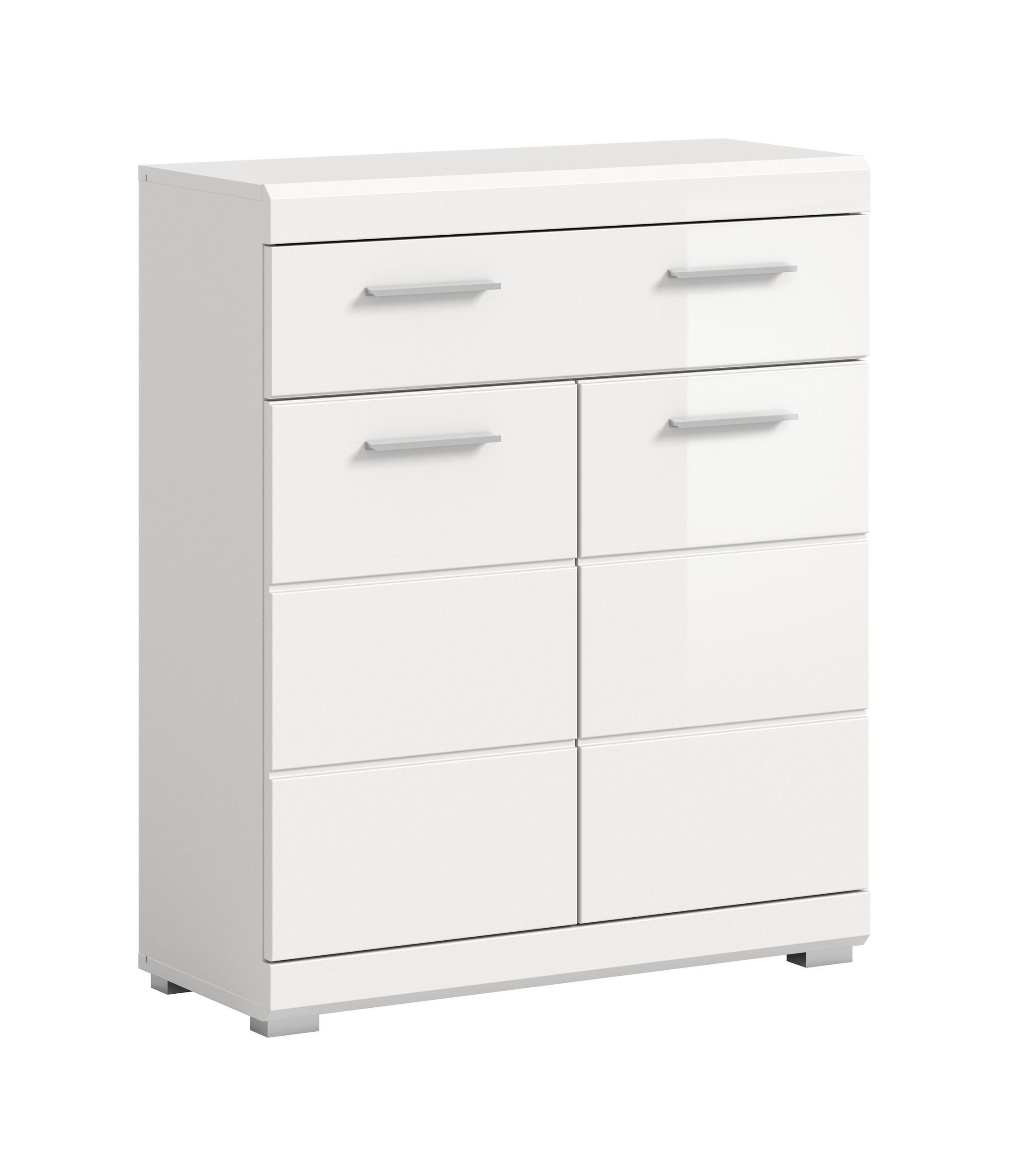 Homes & Jones Standschrank Weiß 74x88x31 cm