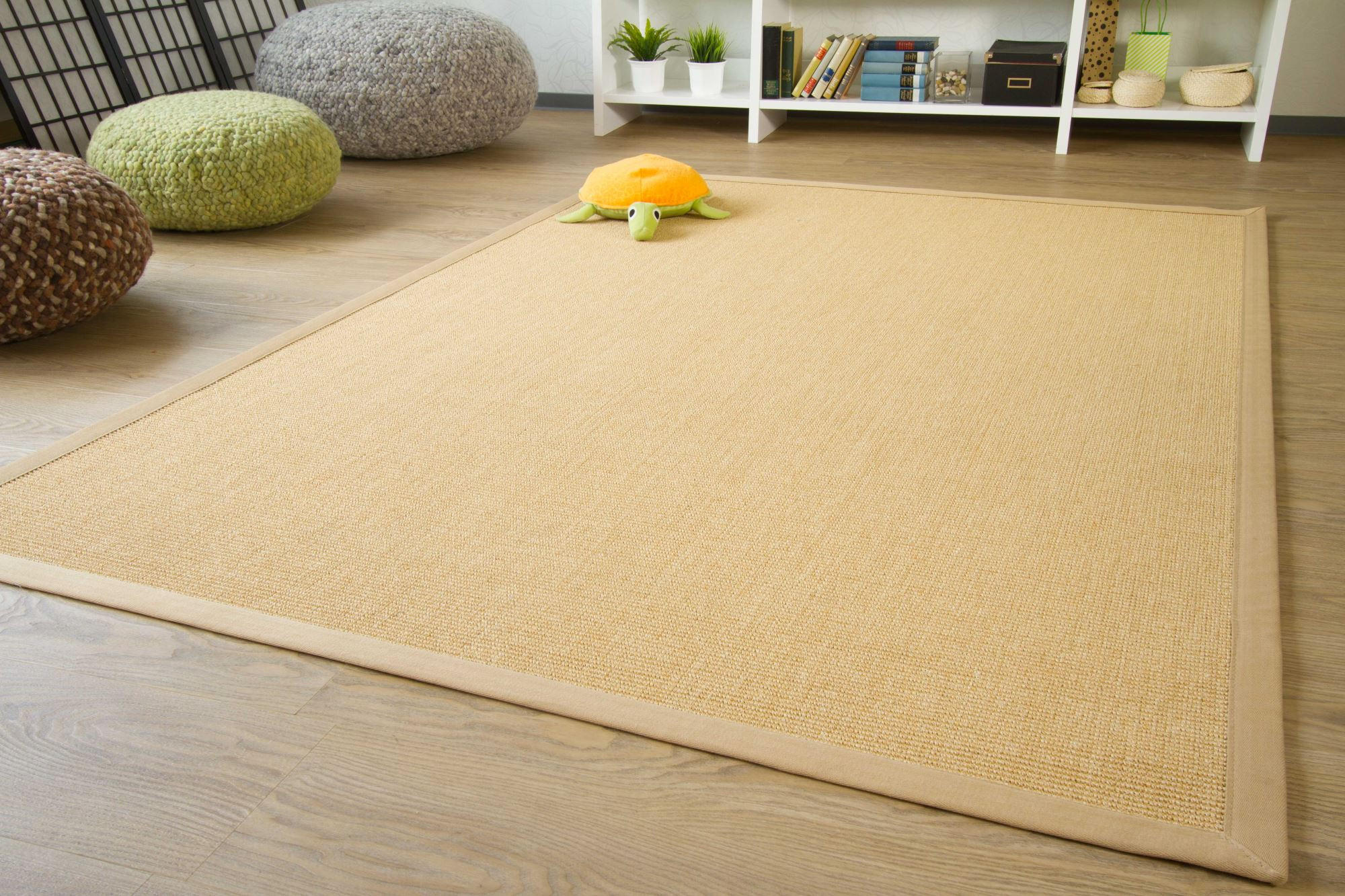 FLACHGEWEBETEPPICH 200/250 cm Brazil Helle Fasern - Beige, Naturmaterialien (200/250cm) - Steffensmeier