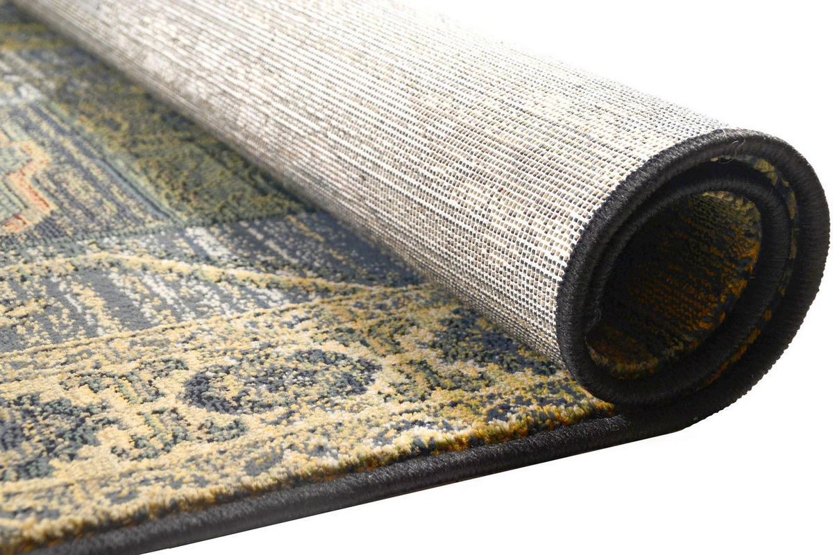 WEBTEPPICH Gabiro 5504 160x235 cm - Blau, Textil (160/235cm) - THEKO